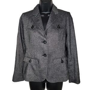 Talbots Petites Wool Blend Blazer Suit Jacket size 2P 2 Petite